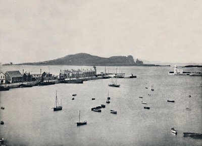 Howth – Általános nézet a kikötőről és az Irelands Eye-ről, 1895 alkotó: Unbekannt