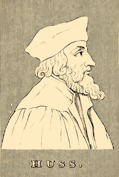 Husz, c1369-1415, 1830. alkotó: Unbekannt