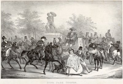 "Hyde Park Corner", 1825. alkotó: Unbekannt