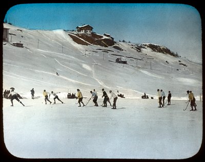 Jégkorong, St Moritz, Svájc alkotó: Unbekannt