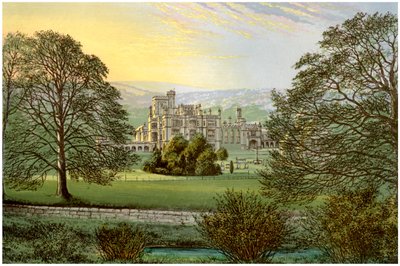 Ilam Hall, Staffordshire, a Hanbury család otthona, 1880 alkotó: Unbekannt