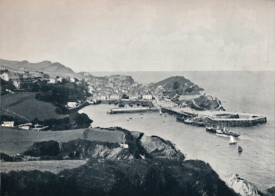 Ilfracombe – Tipikus nézet, zord partvidék, 1895 alkotó: Unbekannt
