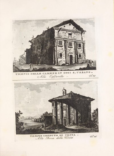 Illustrasjon hentet fra boken Ősi és modern nézetek Róma legérdekesebb városai av ukjent forfatter og utgitt av By Venanzio Monaldini, Stefano Piale in Piazza di Spagna (it, [kb. 1820]) alkotó: Unbekannt