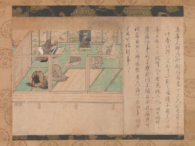 Honen Shuikotokuden-e illusztrált életrajza, kb. 1310-20. alkotó: Unbekannt