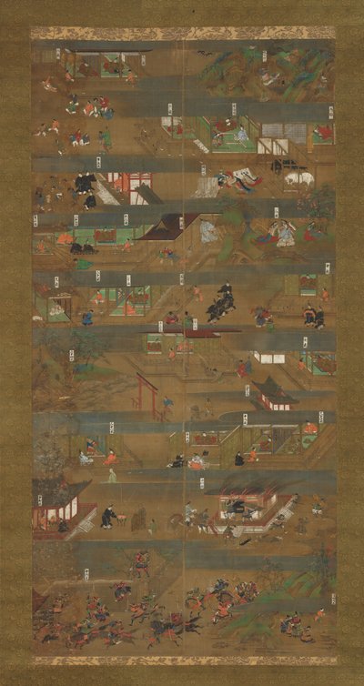 Shotoku Shotoku Taishi e-den herceg illusztrált életrajza, 14. század. alkotó: Unbekannt