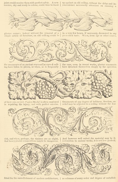 A javított papírmasé képkeretek illusztrált tarifája, szintén, Enriched Mou..., [1847-ről]. alkotó: Unbekannt
