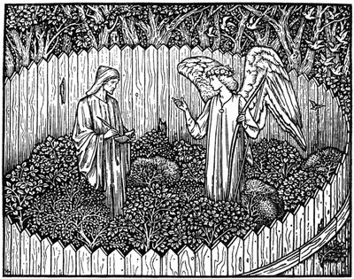 Illusztráció a Kelmscott Press kiadásából, a Works of Geoffrey Chaucer, 1896, 1964 alkotó: Unbekannt