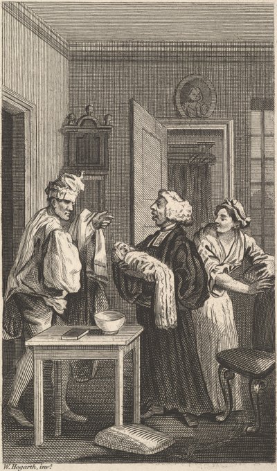 Illusztráció: Tristram Shandy, 4. kötet, 19. század. alkotó: Unbekannt