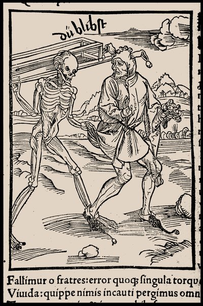 Illusztráció Sebastian Brant Bolondok hajója című könyvéhez, 1497. alkotó: Unbekannt