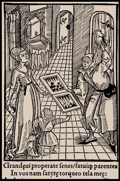 Illusztráció Sebastian Brant Bolondok hajója című könyvéhez, 1497. alkotó: Unbekannt