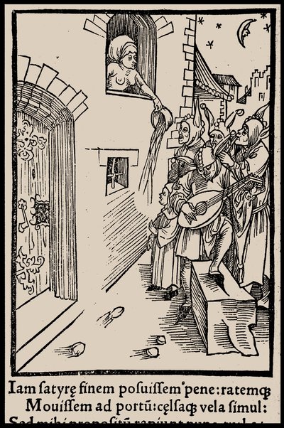 Illusztráció Sebastian Brant Bolondok hajója című könyvéhez, 1497. alkotó: Unbekannt