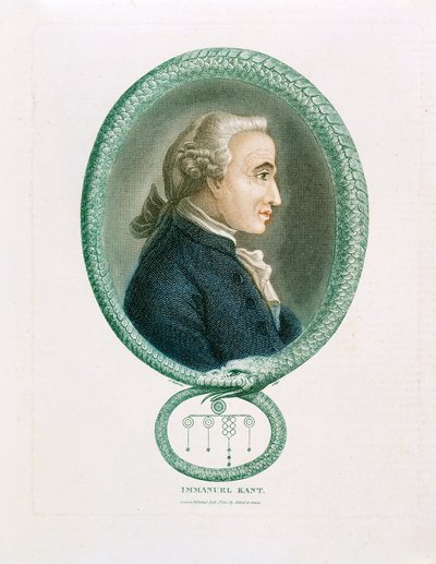 Immanuel Kant német filozófus, 1812 alkotó: Unbekannt