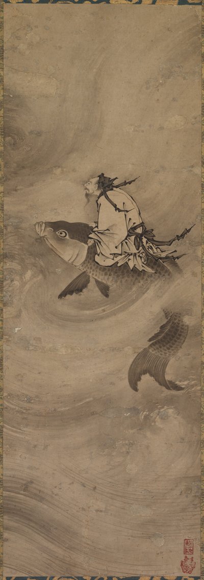 Halhatatlan lovaglás pontyon, c. 1600. alkotó: Unbekannt