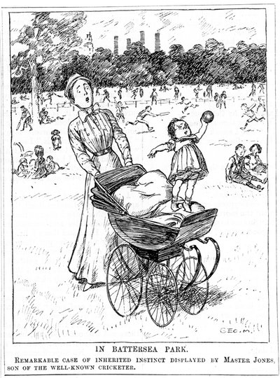 A Battersea Parkban, 1911 alkotó: Unbekannt