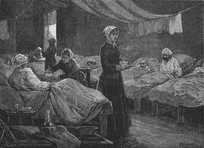 In The Hospital at Scutari, 1880, 1902 alkotó: Unbekannt