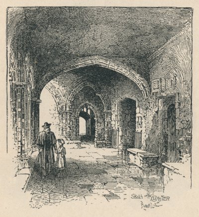 A kolostorban, 1895 alkotó: Unbekannt