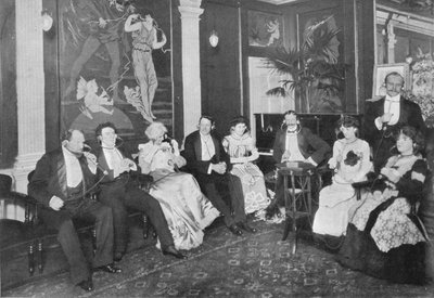 Az Electrophone Salonban, Gerrard Street, London, 1903 1903 alkotó: Unbekannt