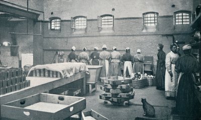 A londoni Holloway börtön konyhájában, 1901 1901 alkotó: Unbekannt
