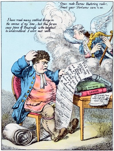 Jövedelemadó, 1798 alkotó: Unbekannt