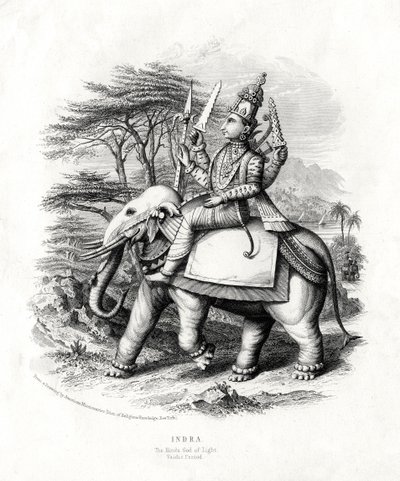 Indra, a hindu fényisten, XIX alkotó: Unbekannt