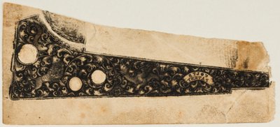 Tintalenyomat húzás egy Colt Revolverből, kb. 1854. alkotó: Unbekannt