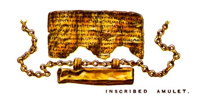 Feliratos amulett, 1923 alkotó: Unbekannt