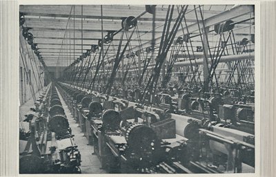 A gyapotmalom belseje, 1910 alkotó: Unbekannt