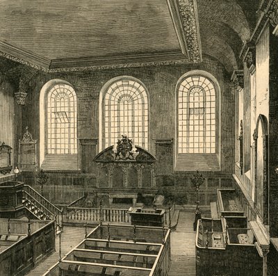 St. Michaels belseje, Wood Street, 1876, 1897. alkotó: Unbekannt