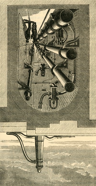 Metró belseje, Holborn Viadukt, 1876. alkotó: Unbekannt