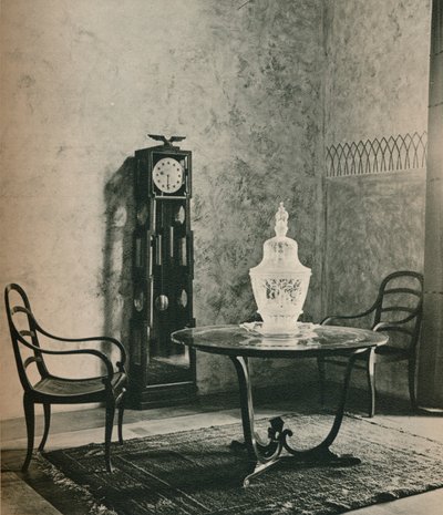 A svéd pavilon belseje, 1925 alkotó: Unbekannt
