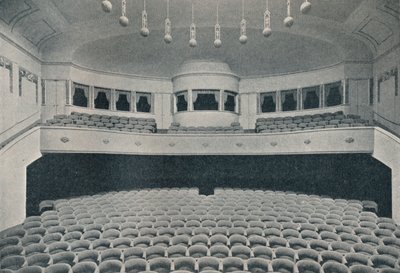 Egy új Kino Színház belseje Berlin West End-én, 1913 alkotó: Unbekannt