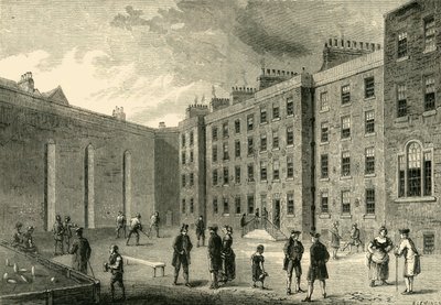 A Fleet börtön belseje – The Racket-Court, 1872. alkotó: Unbekannt