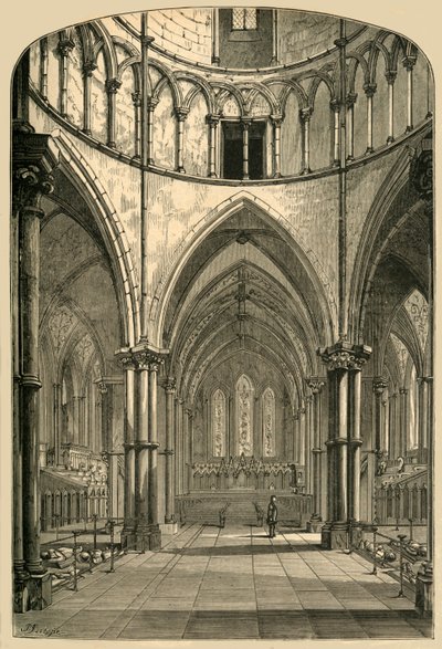 A Templomtemplom belseje, 1870, 1897. alkotó: Unbekannt
