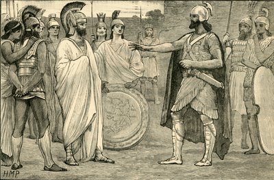 Interjú Agesilaus és Pharnabazus között, 1890. alkotó: Unbekannt