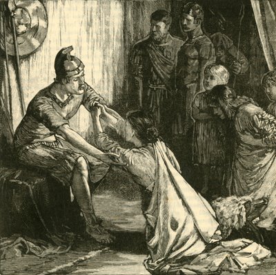 Interjú Coriolanus és felesége és anyja között, 1890. alkotó: Unbekannt