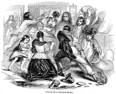 Ír burgonyaéhség, 1842 alkotó: Unbekannt