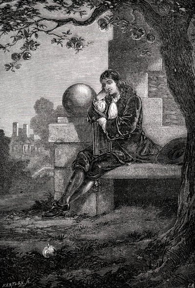 Isaac Newton angol tudós és matematikus, 17. század c1880 alkotó: Unbekannt