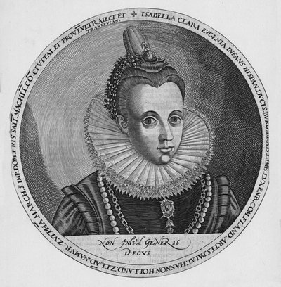 Isabella Clara Eugenie. alkotó: Unbekannt