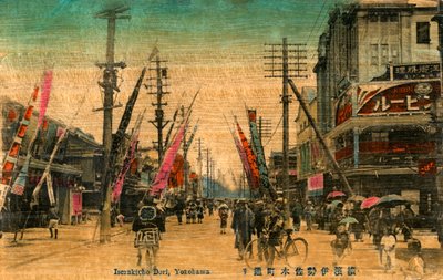 Isezakicho Dori, Yokohama, Japán, XX. század alkotó: Unbekannt