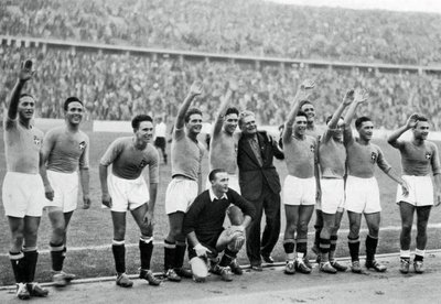Olasz labdarúgó-válogatott, berlini olimpia, 1936 alkotó: Unbekannt