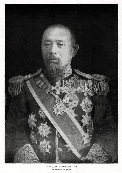 Ito Hirobumi, Japán első miniszterelnöke, 1908 alkotó: Unbekannt
