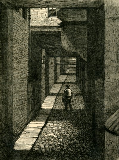 Ivy Bridge Lane, 1881. alkotó: Unbekannt