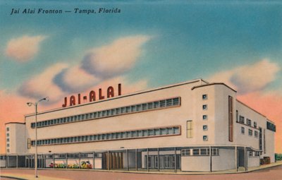 Jai Alai Fronton – Tampa, Florida, 1940-es évek alkotó: Unbekannt