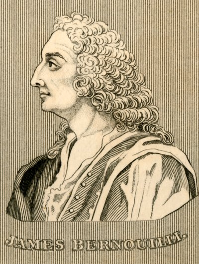 James Bernouilli, 1654-1705, 1830. alkotó: Unbekannt