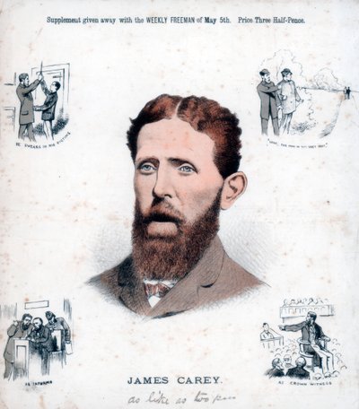 James Carey ír republikánus és informátor, 1883 alkotó: Unbekannt