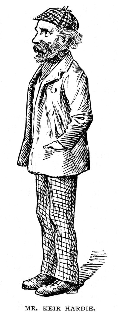 James Keir Hardie, skót születésű brit szakszervezeti aktivista és munkáspárti politikus, 1903 alkotó: Unbekannt