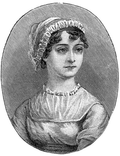 Jane Austen 1775-1817, angol regényíró alkotó: Unbekannt