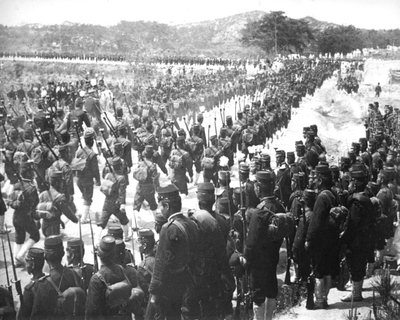 Japán csapatok, Korea, c1900 alkotó: Unbekannt