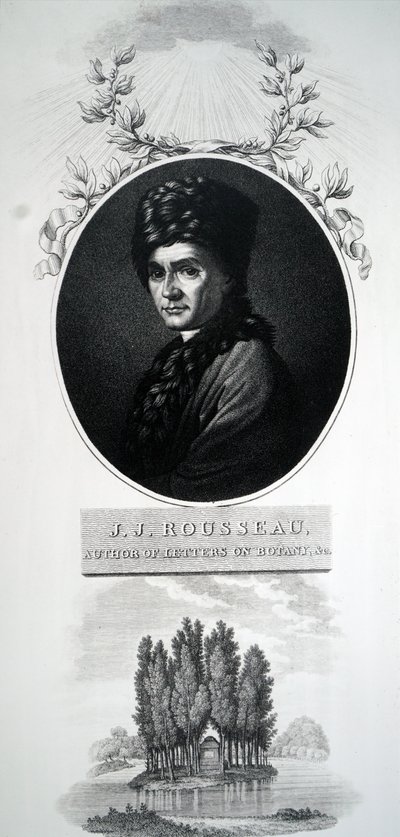Jean-Jacques Rousseau von Unbekannt