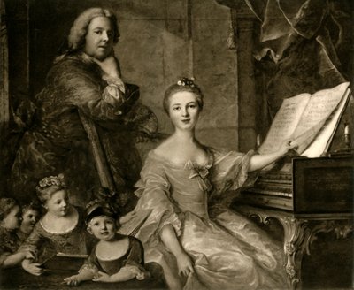 Jean-Marc Nattier és családja, 1730-1762, 1903. alkotó: Unbekannt